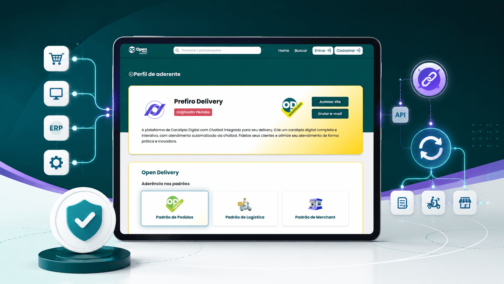Integre com a Prefiro via Open Delivery (para quem já usa outros sistemas)